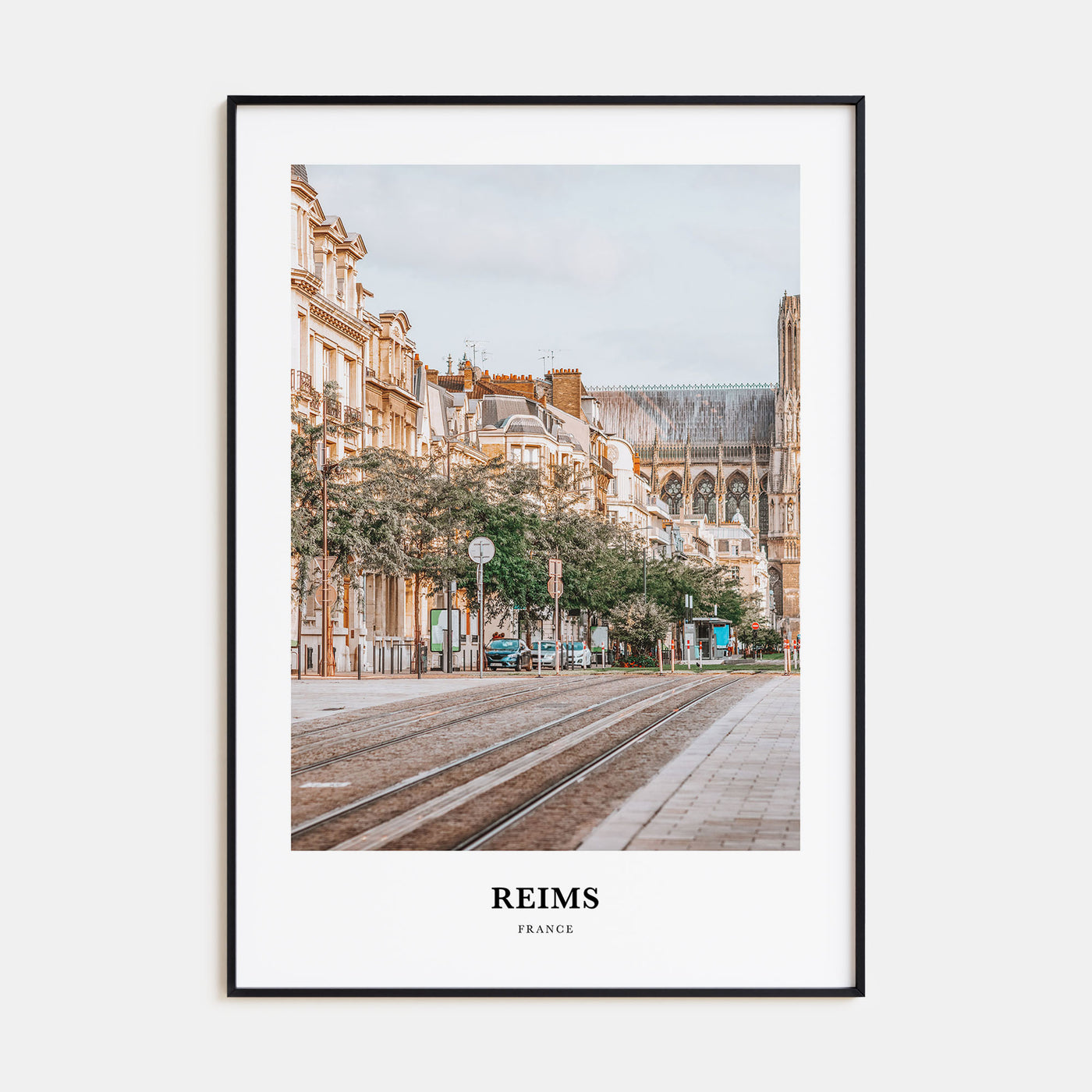 Reims Portrait Color Poster