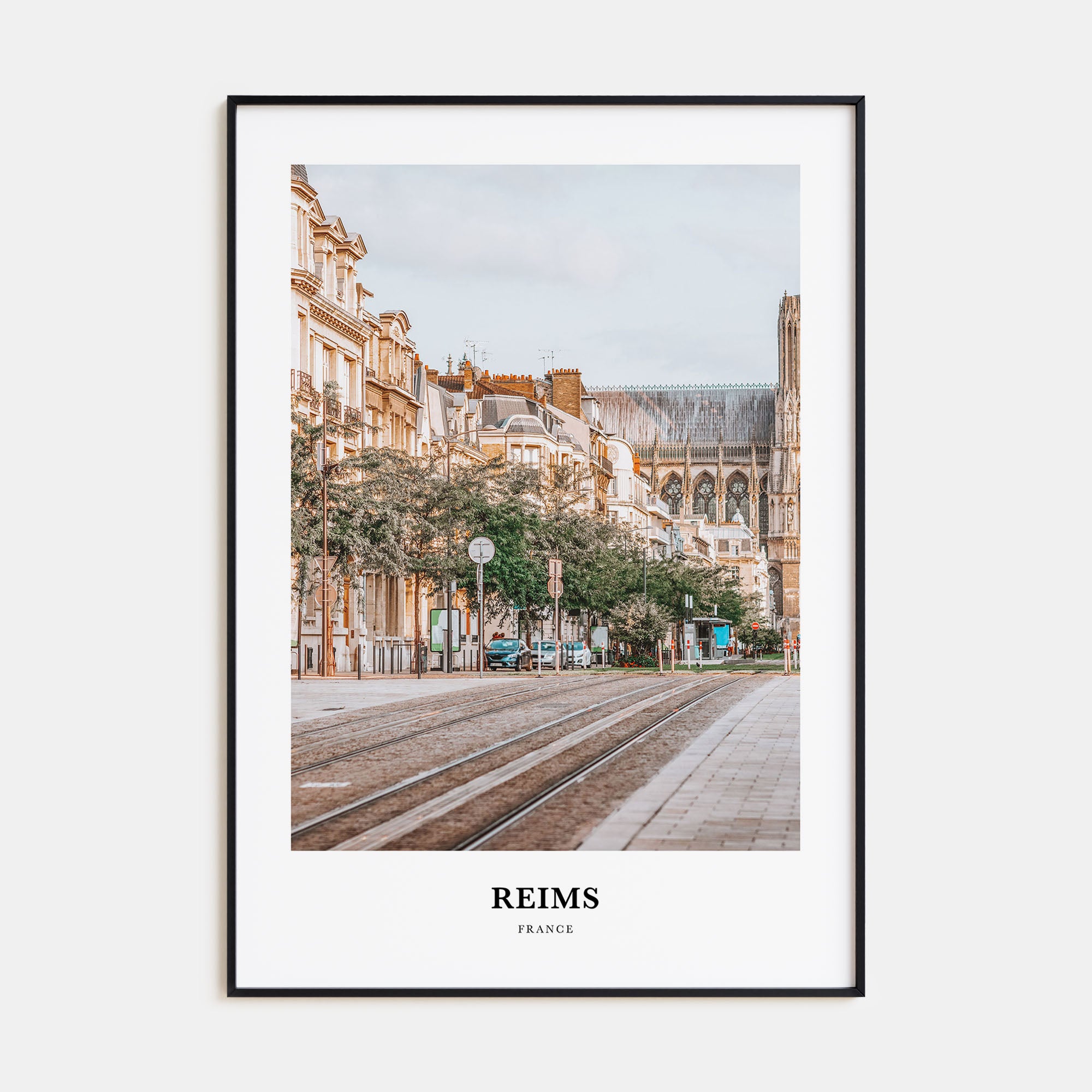 Reims Portrait Color Poster