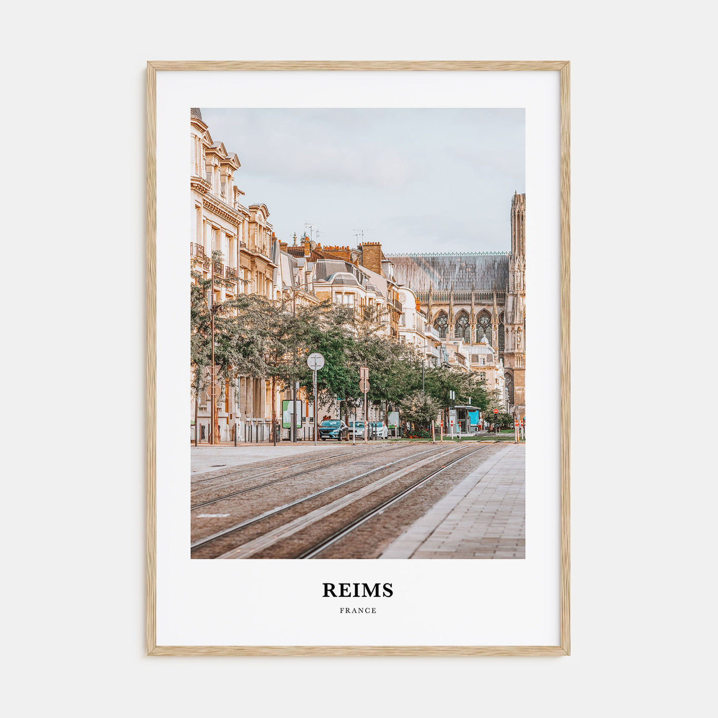 Reims Portrait Color Poster