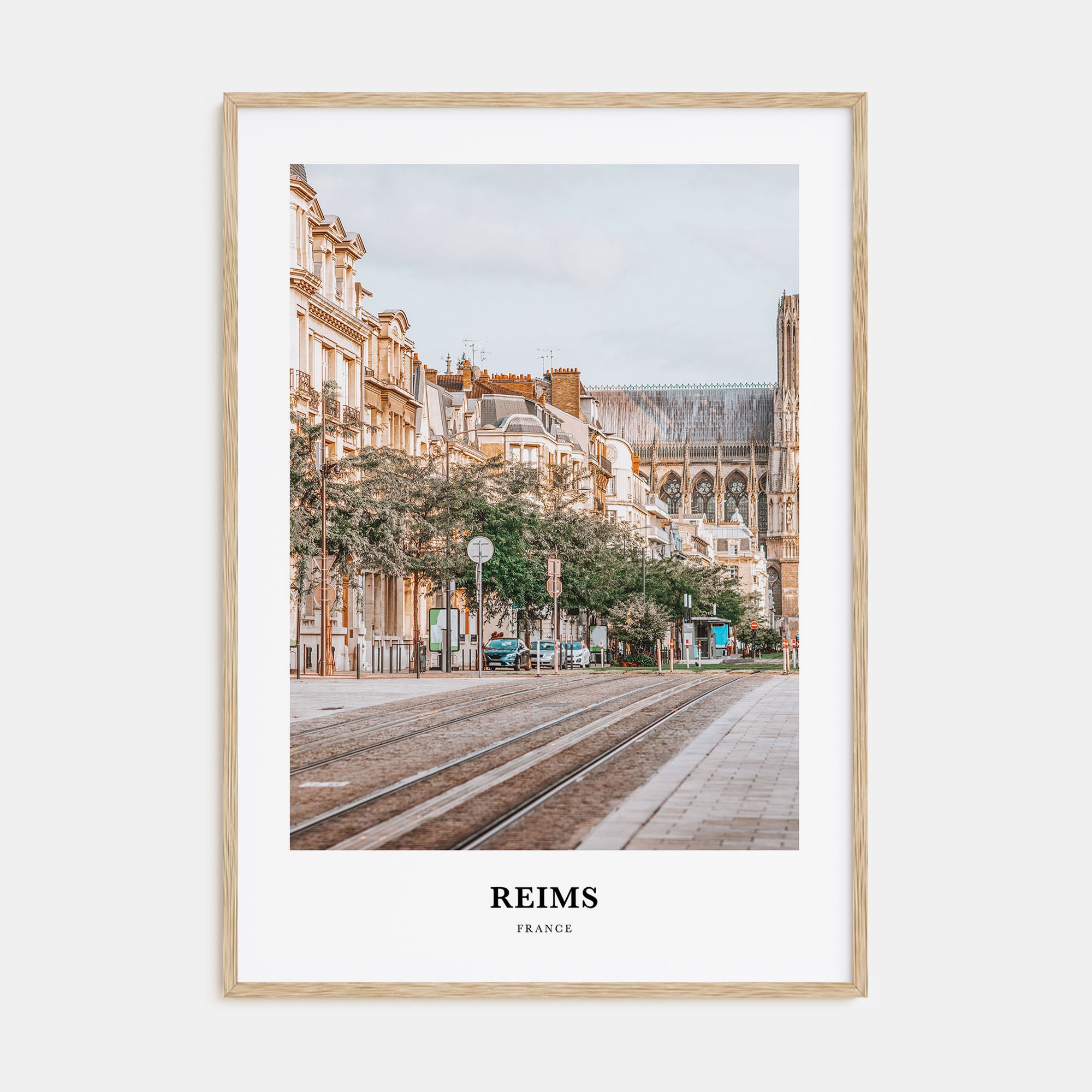 Reims Portrait Color Poster