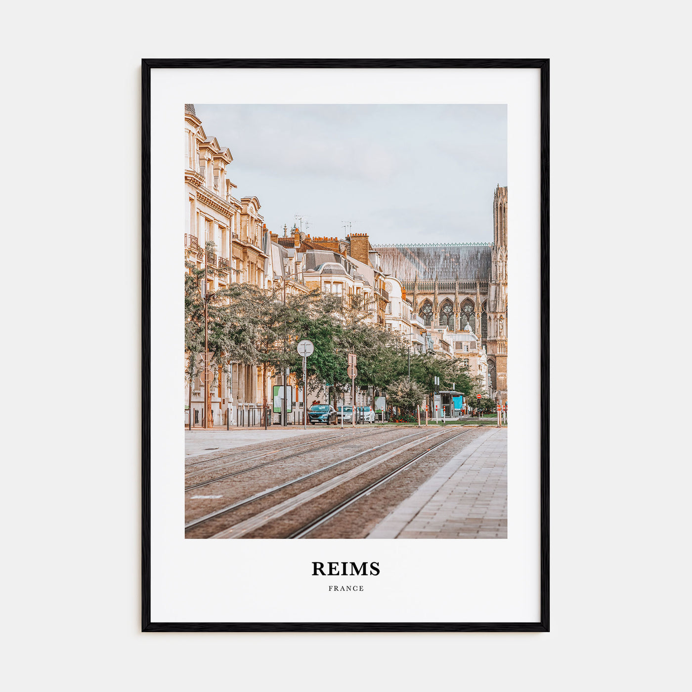 Reims Portrait Color Poster