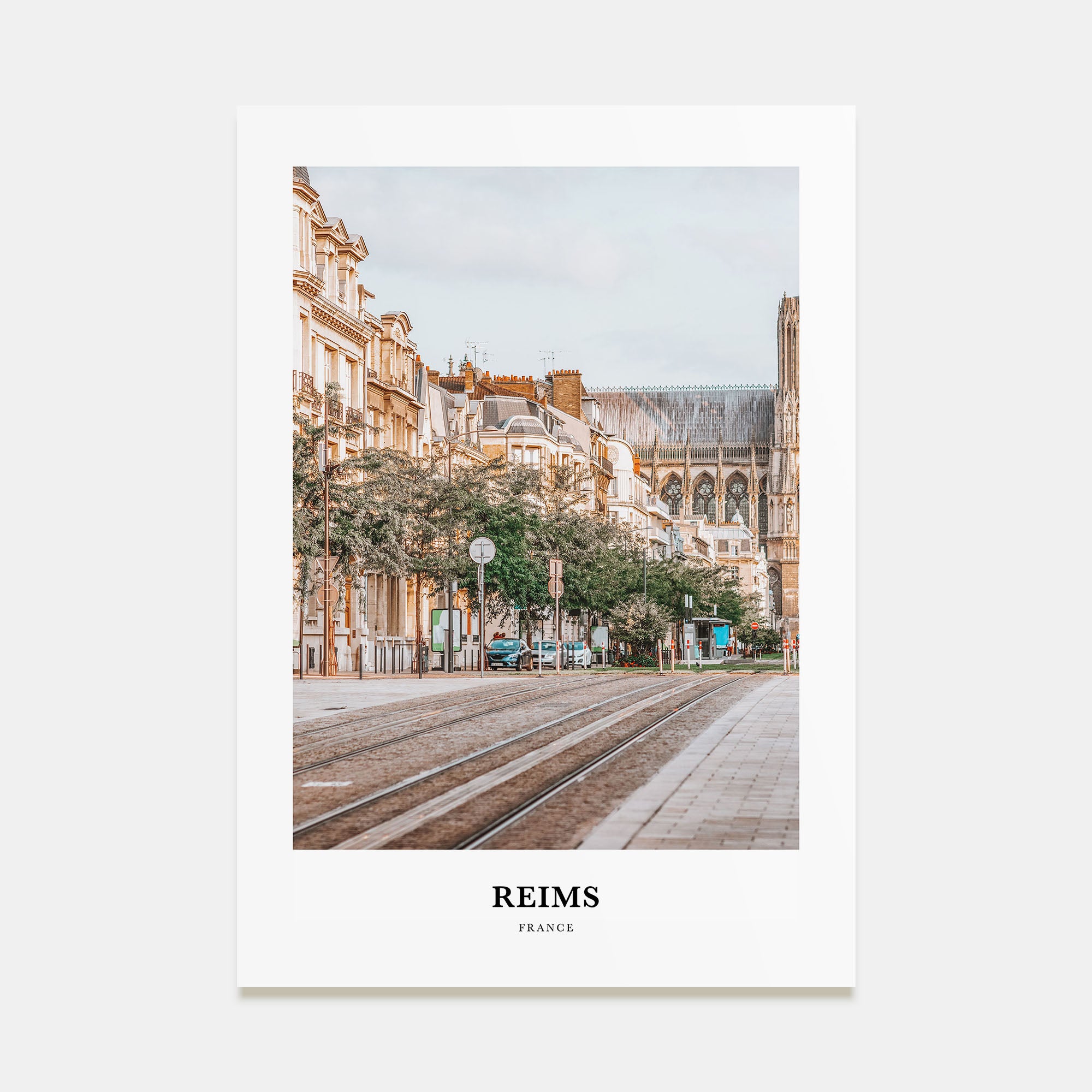 Reims Portrait Color Poster