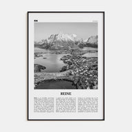Reine Travel B&W Poster