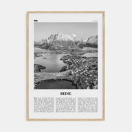 Reine Travel B&W Poster
