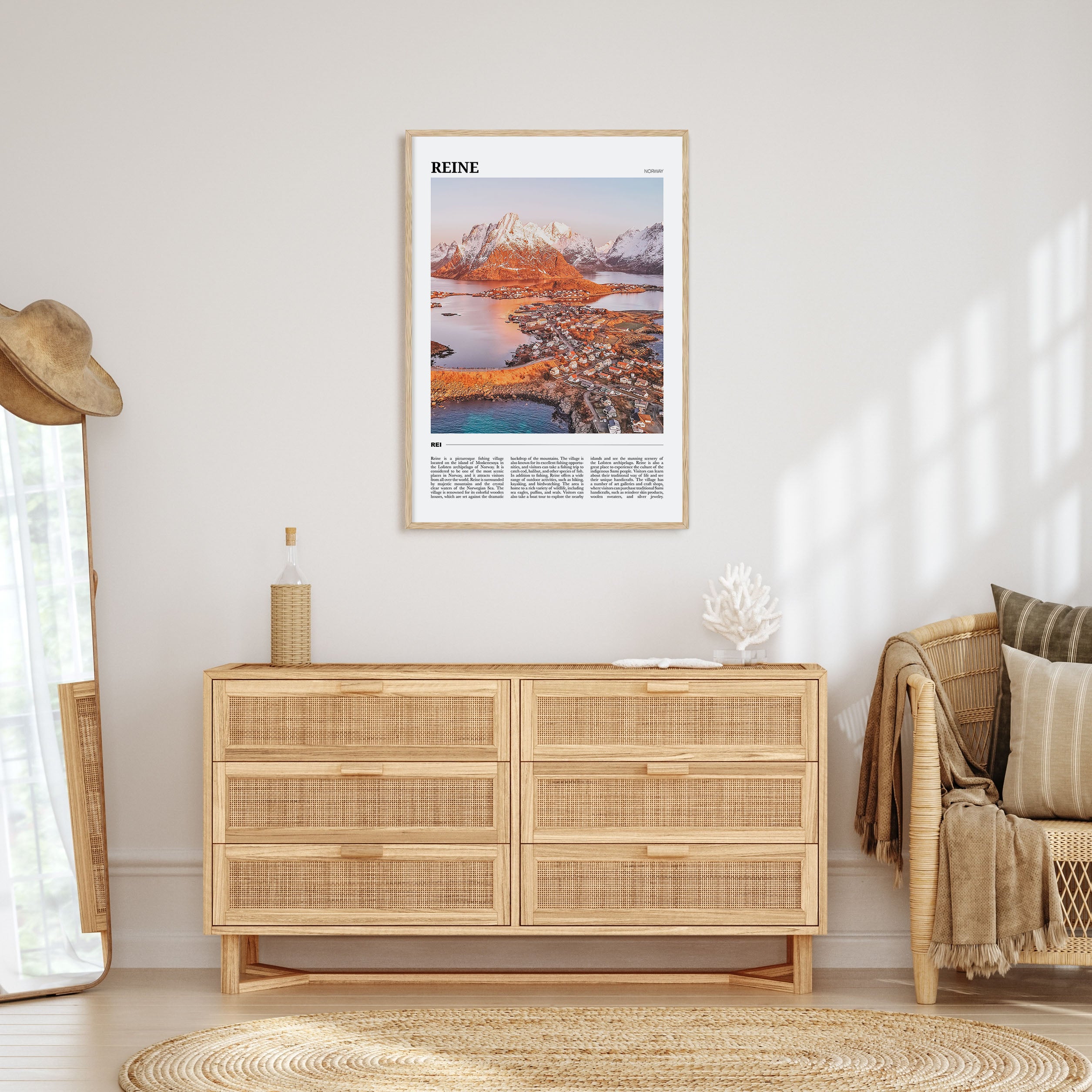 Reine Travel Color Poster