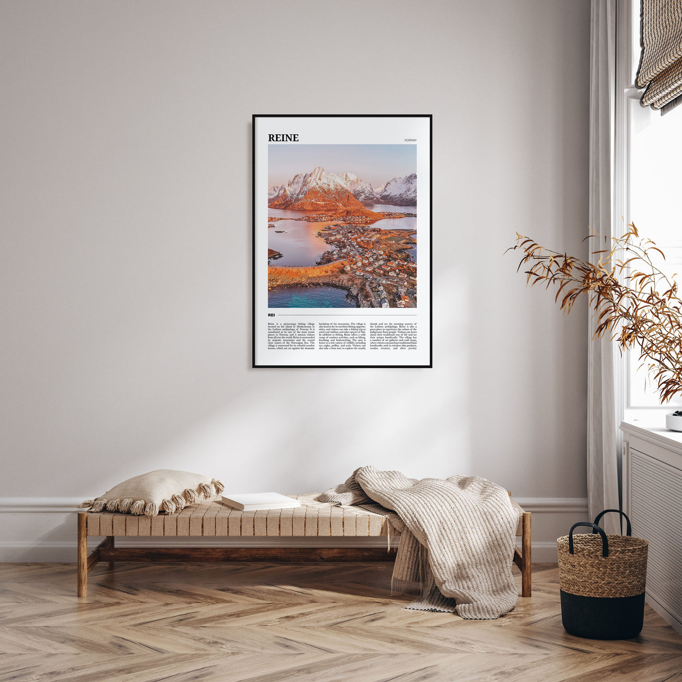 Reine Travel Color Poster