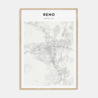 Reno Map Portrait Poster