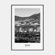 Reno Portrait B&W Poster