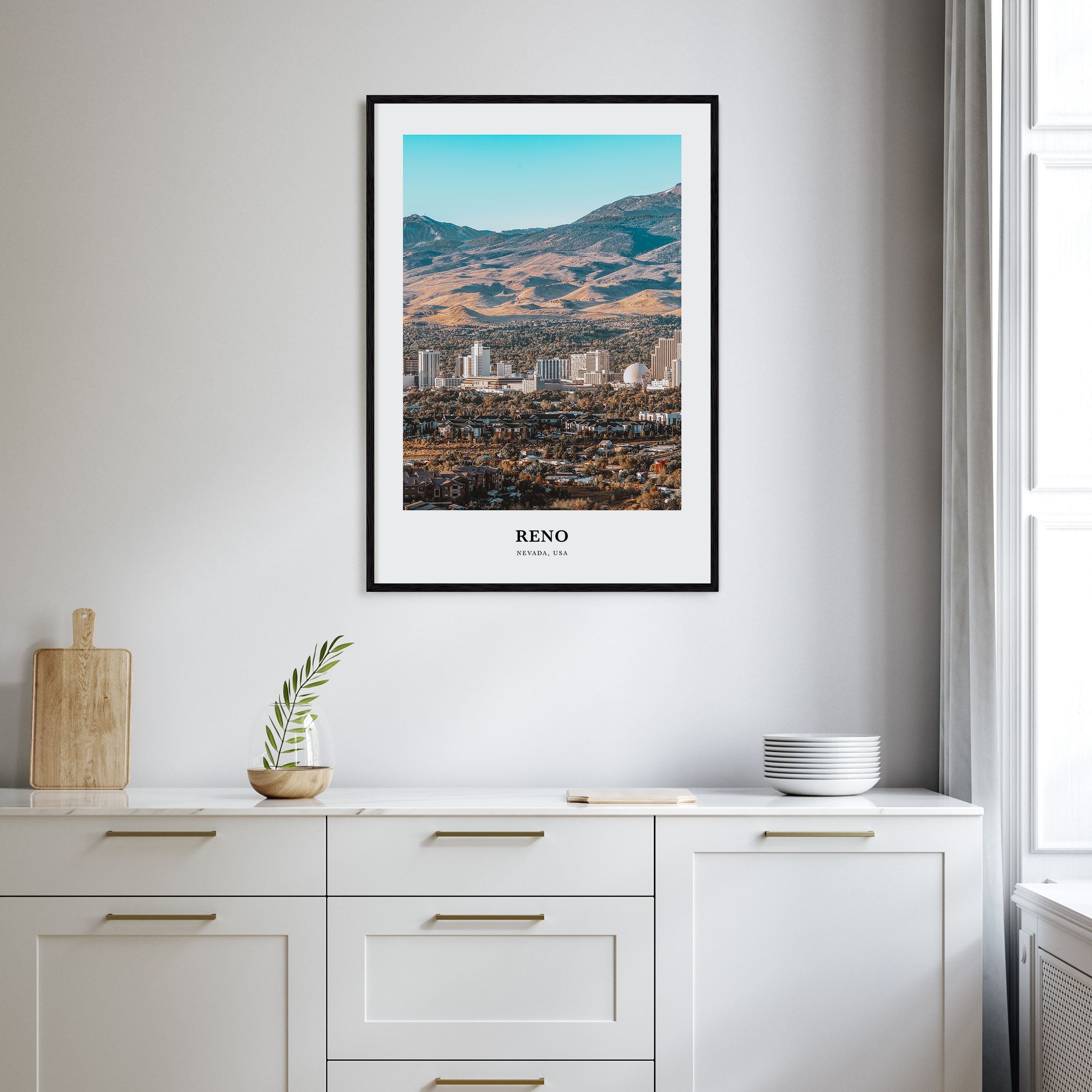 Reno Portrait Color Poster