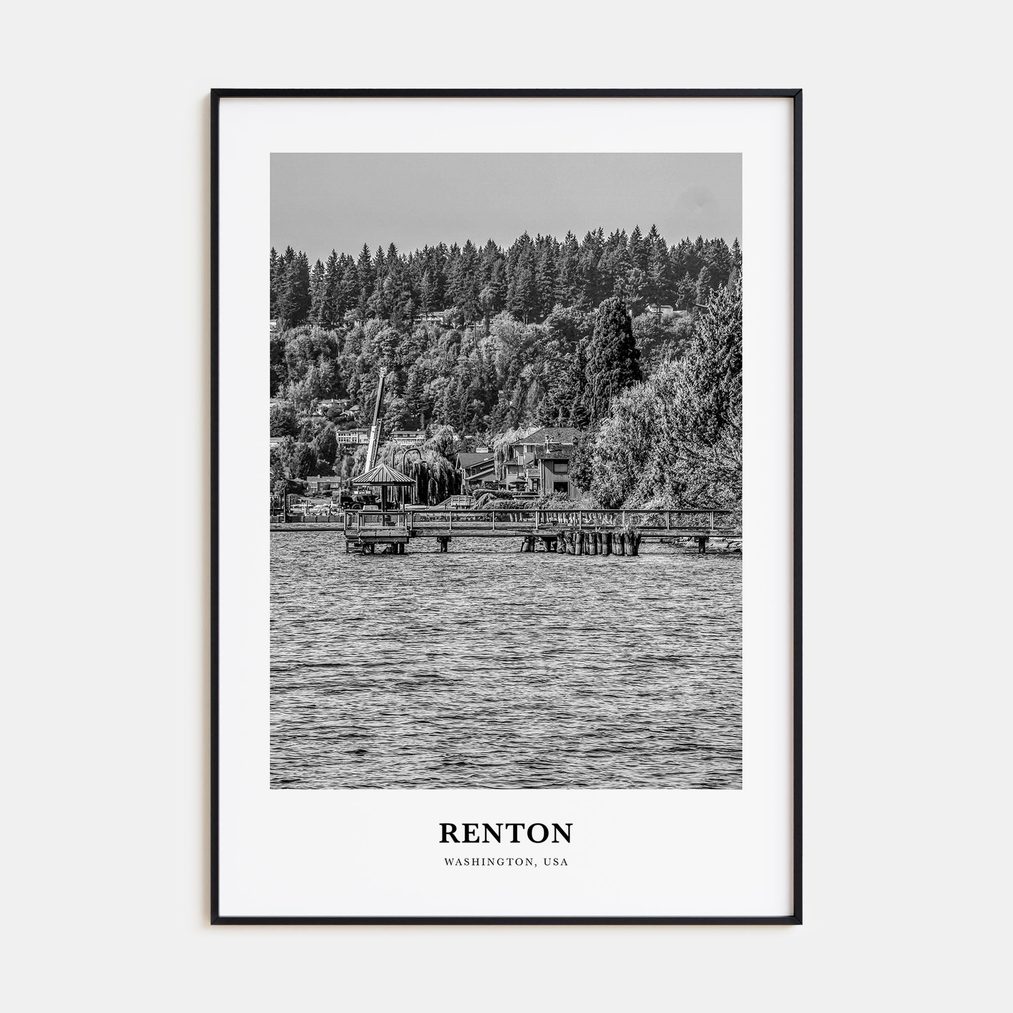 Renton Portrait B&W Poster