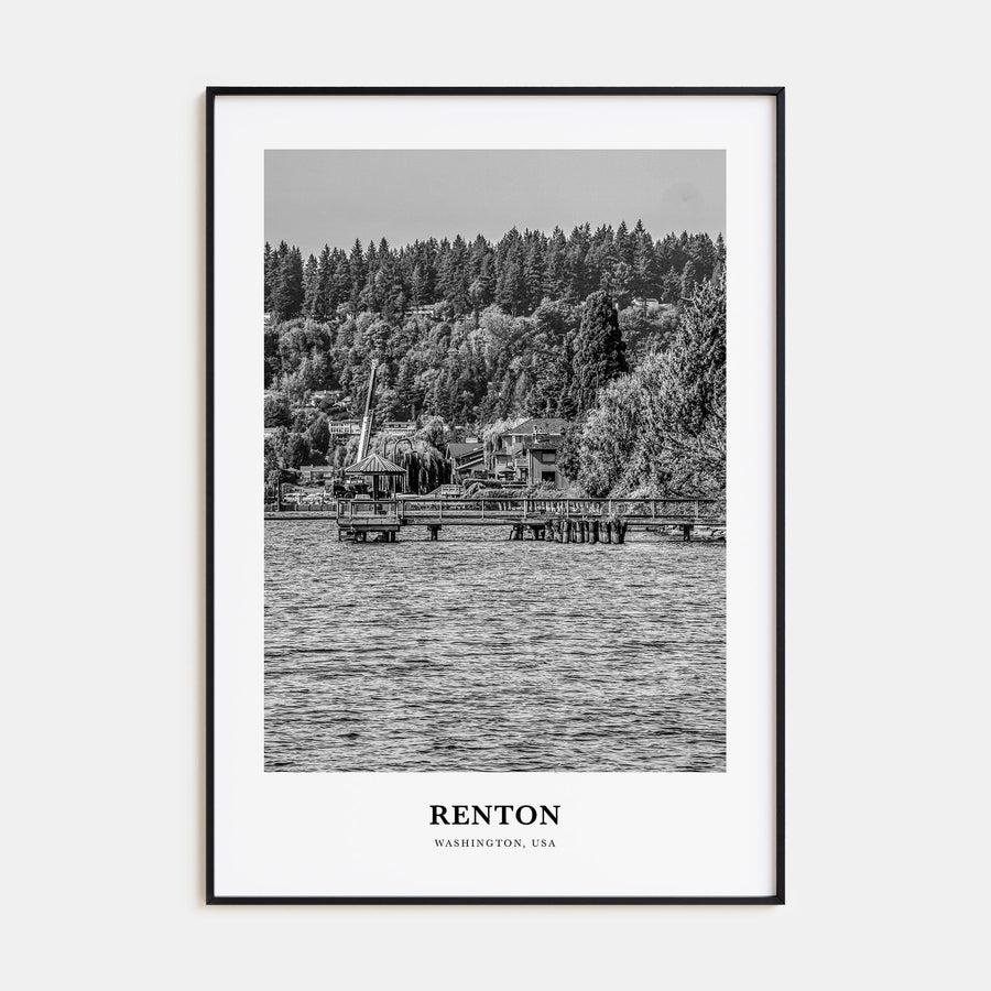 Renton Portrait B&W Poster
