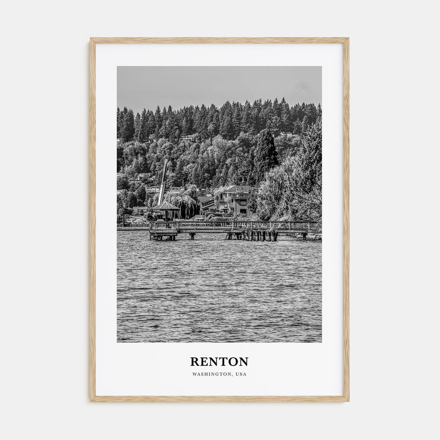 Renton Portrait B&W Poster