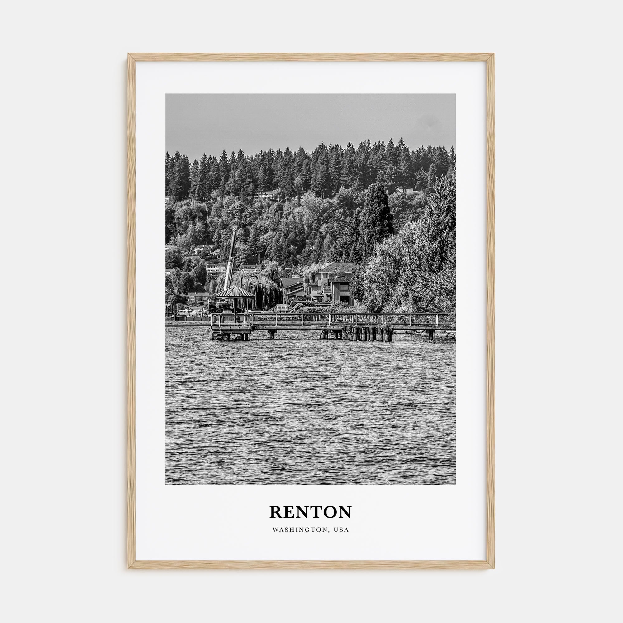 Renton Portrait B&W Poster