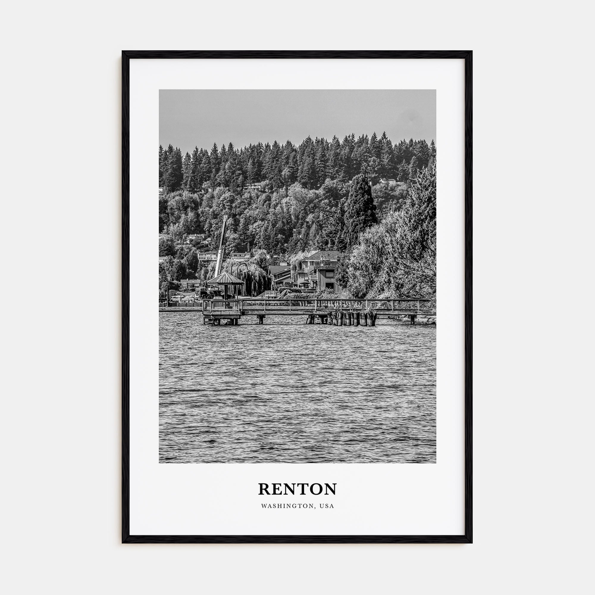 Renton Portrait B&W Poster