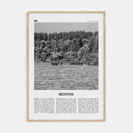 Renton Travel B&W Poster