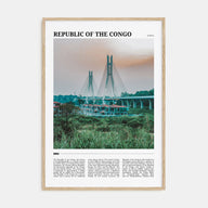 Republic of the Congo Travel Color Poster