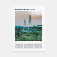 Republic of the Congo Travel Color Poster