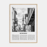 Rethymno Travel B&W Poster