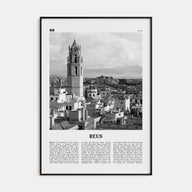 Reus Travel B&W Poster