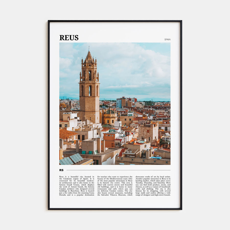 Reus Travel Color Poster