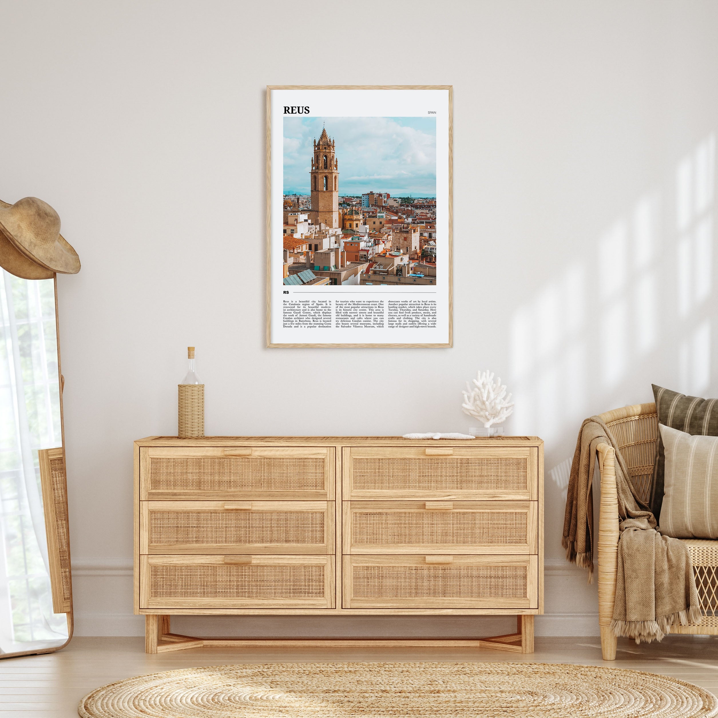 Reus Travel Color Poster