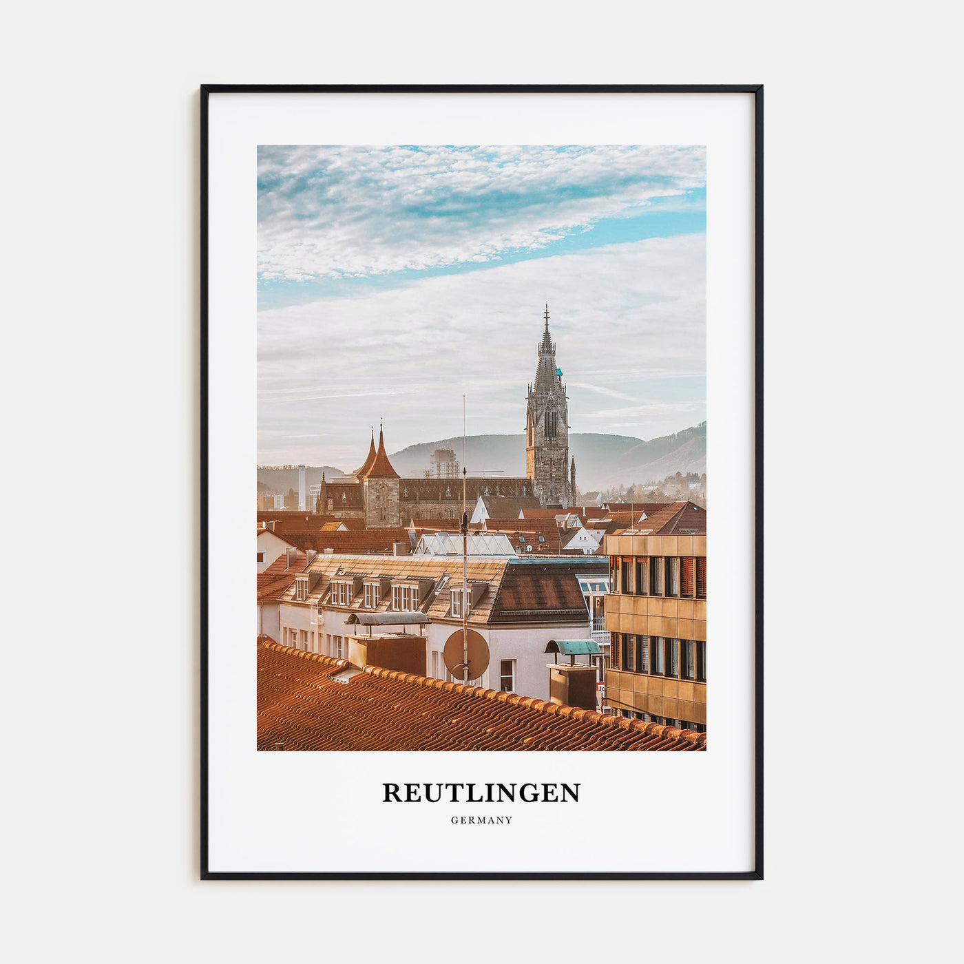 Reutlingen Portrait Color Poster