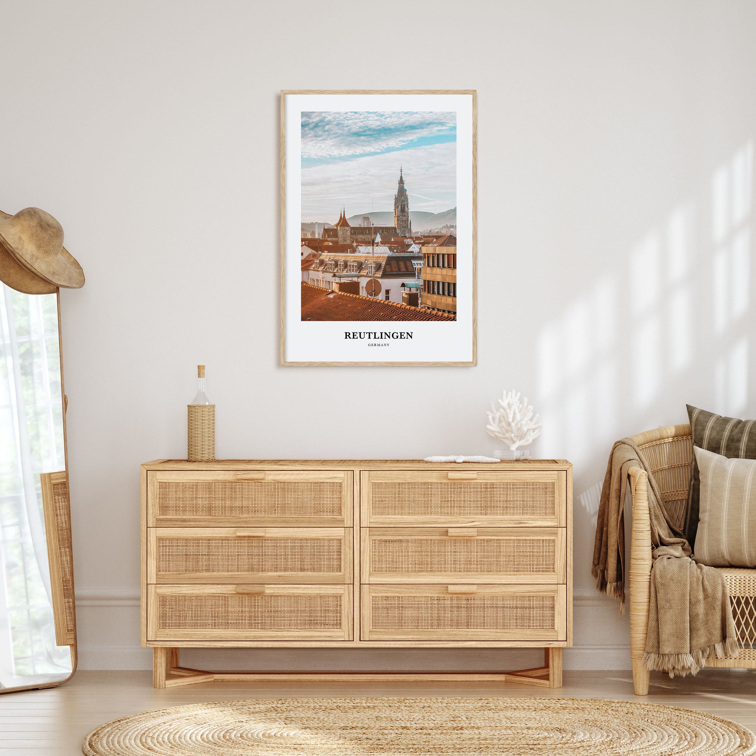 Reutlingen Portrait Color Poster