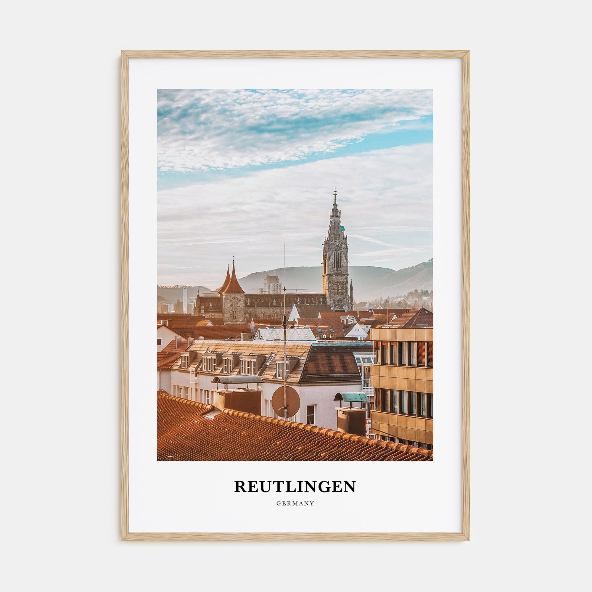Reutlingen Portrait Color Poster