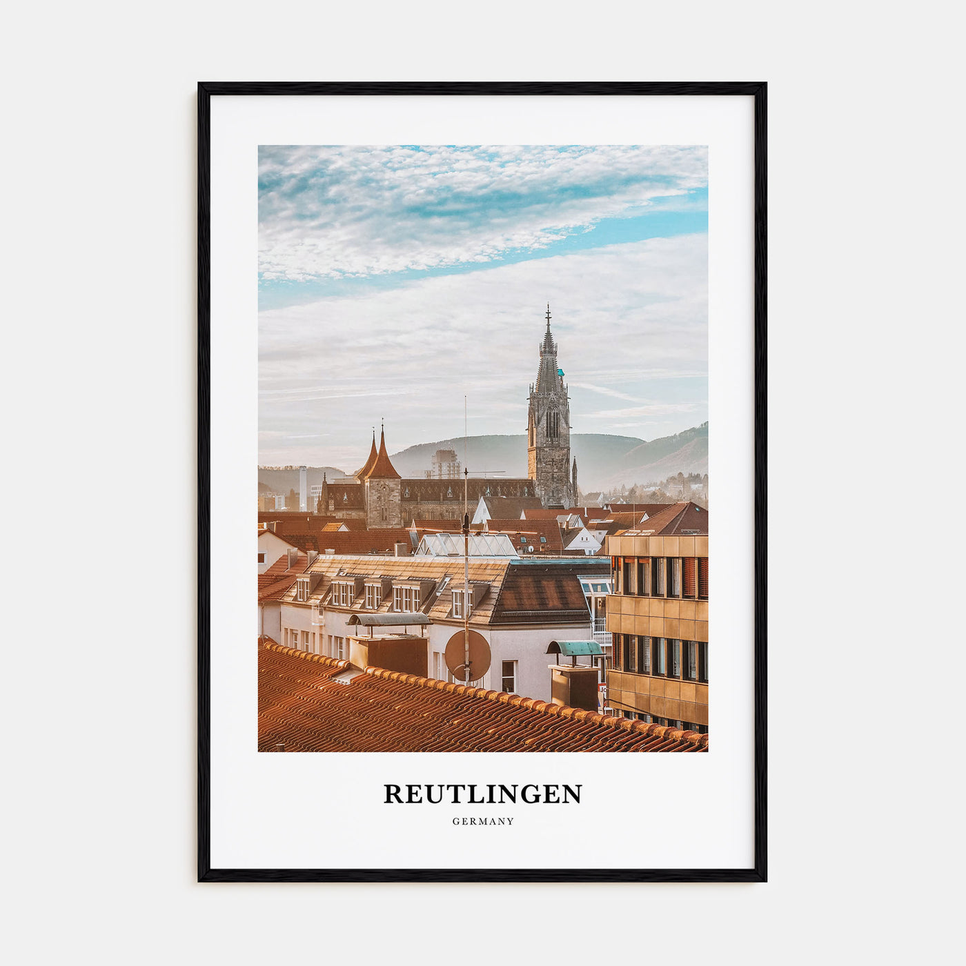 Reutlingen Portrait Color Poster