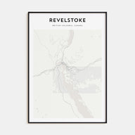 Revelstoke Map Portrait Poster