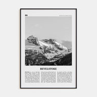 Revelstoke Travel B&W Poster