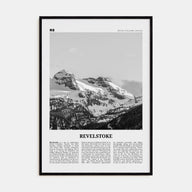 Revelstoke Travel B&W Poster