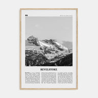Revelstoke Travel B&W Poster