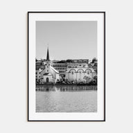 Reykjavík Photo B&W Poster