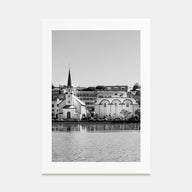 Reykjavík Photo B&W Poster