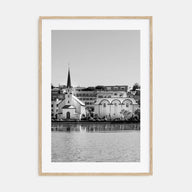 Reykjavík Photo B&W Poster