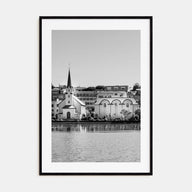 Reykjavík Photo B&W Poster