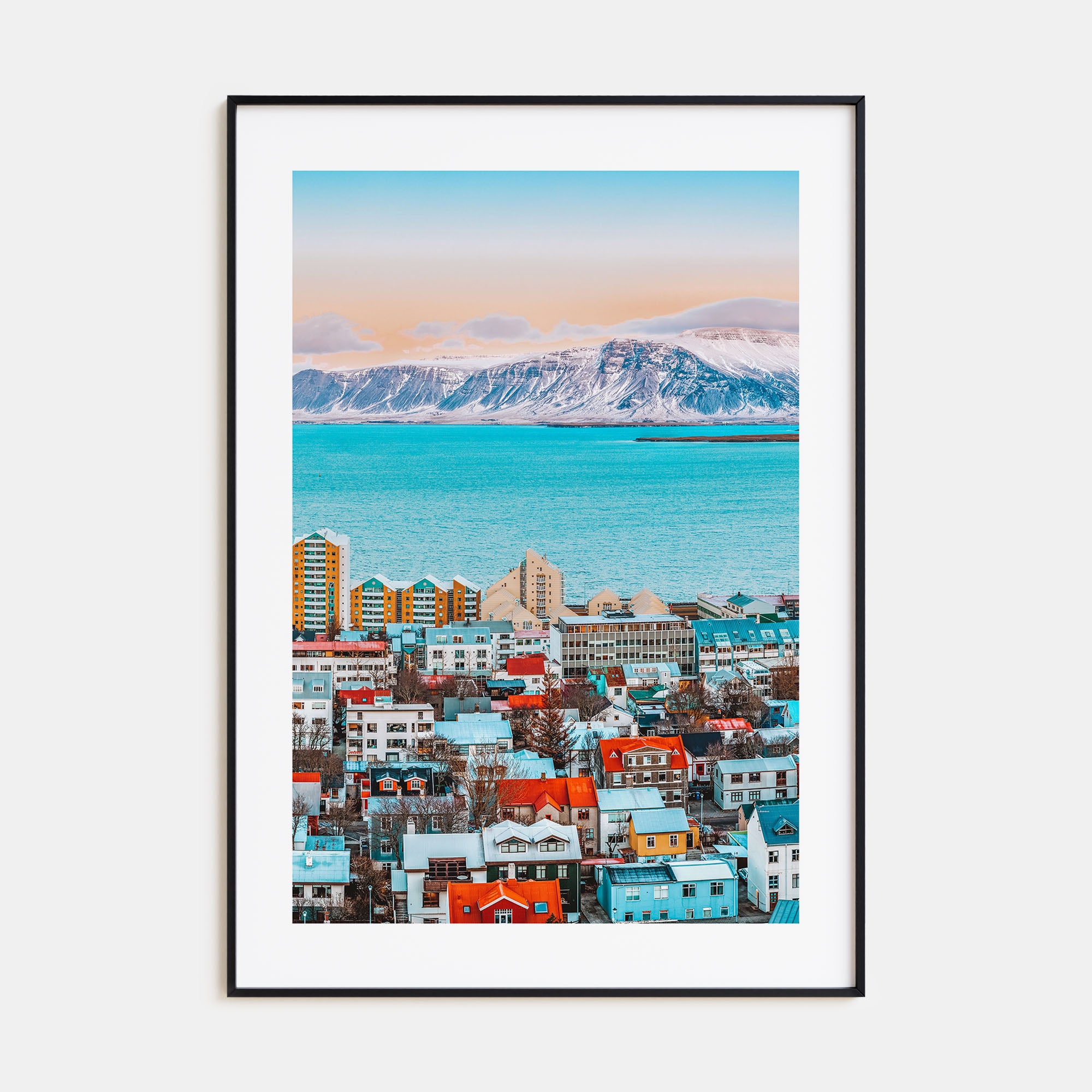 Reykjavík Photo Color Poster