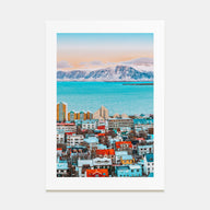 Reykjavík Photo Color Poster