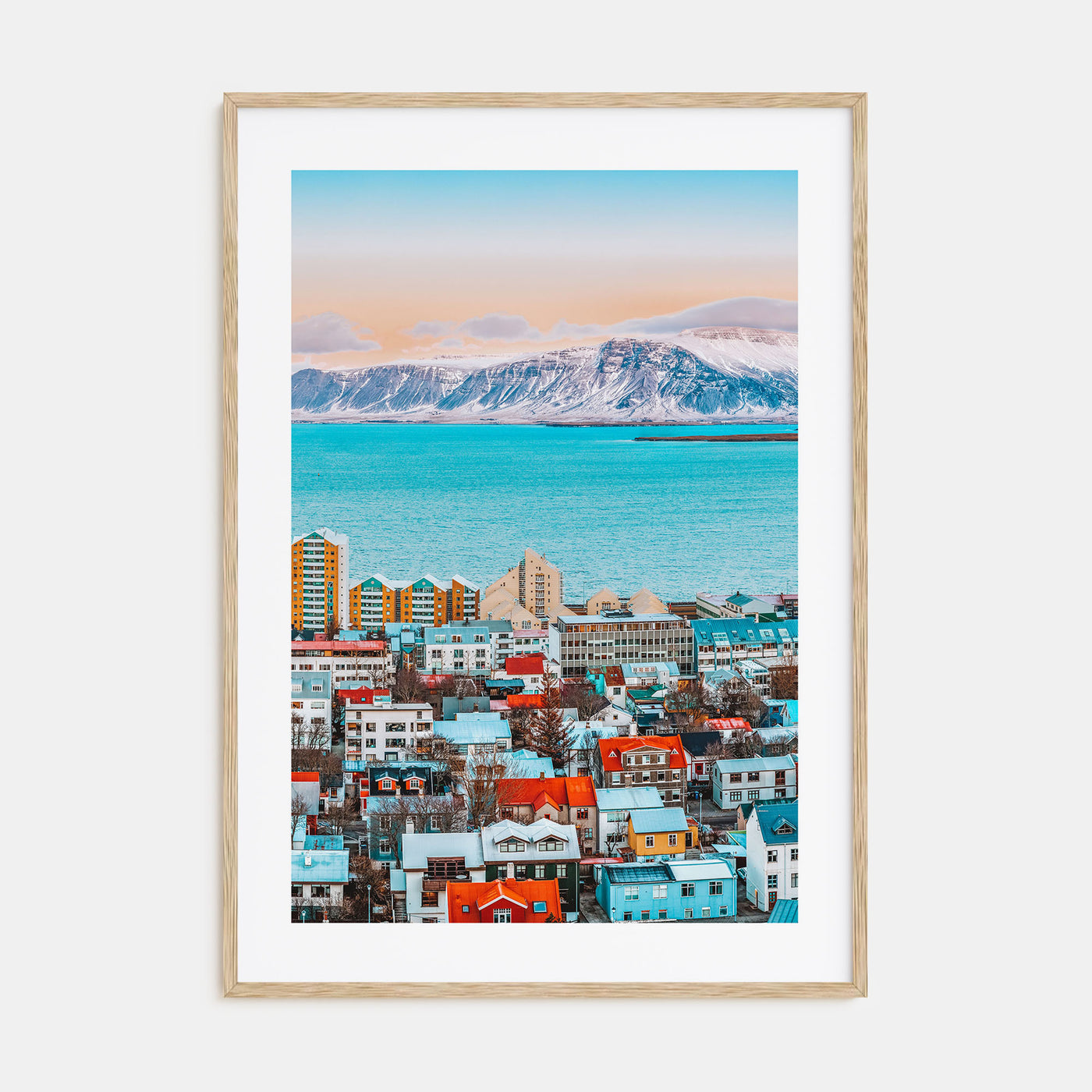 Reykjavík Photo Color Poster