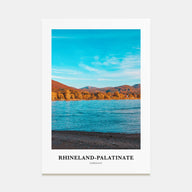 Rhineland-Palatinate Portrait Color Poster