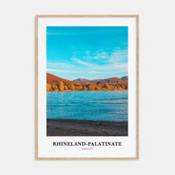 Rhineland-Palatinate Portrait Color Poster
