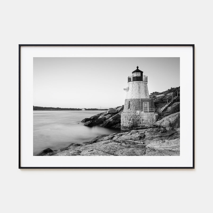 Rhode Island Landscape B&W Poster