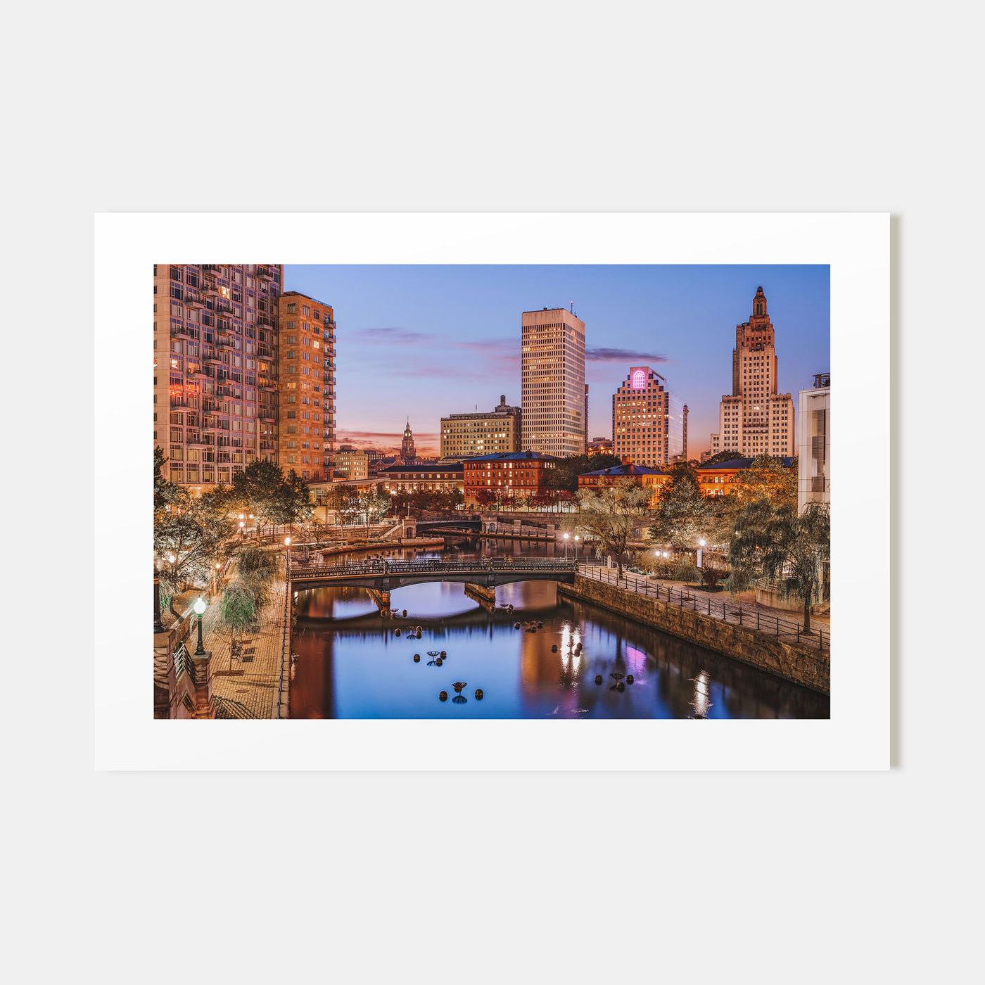 Rhode Island Landscape Color Poster
