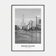 Rhode Island Portrait B&W No 2 Poster