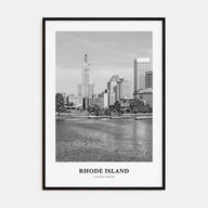 Rhode Island Portrait B&W No 2 Poster