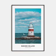 Rhode Island Portrait Color Poster