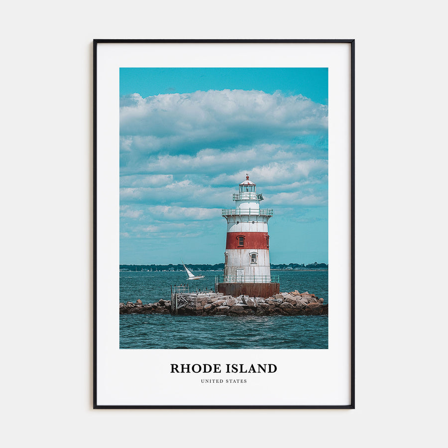 Rhode Island Portrait Color Poster