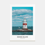 Rhode Island Portrait Color Poster
