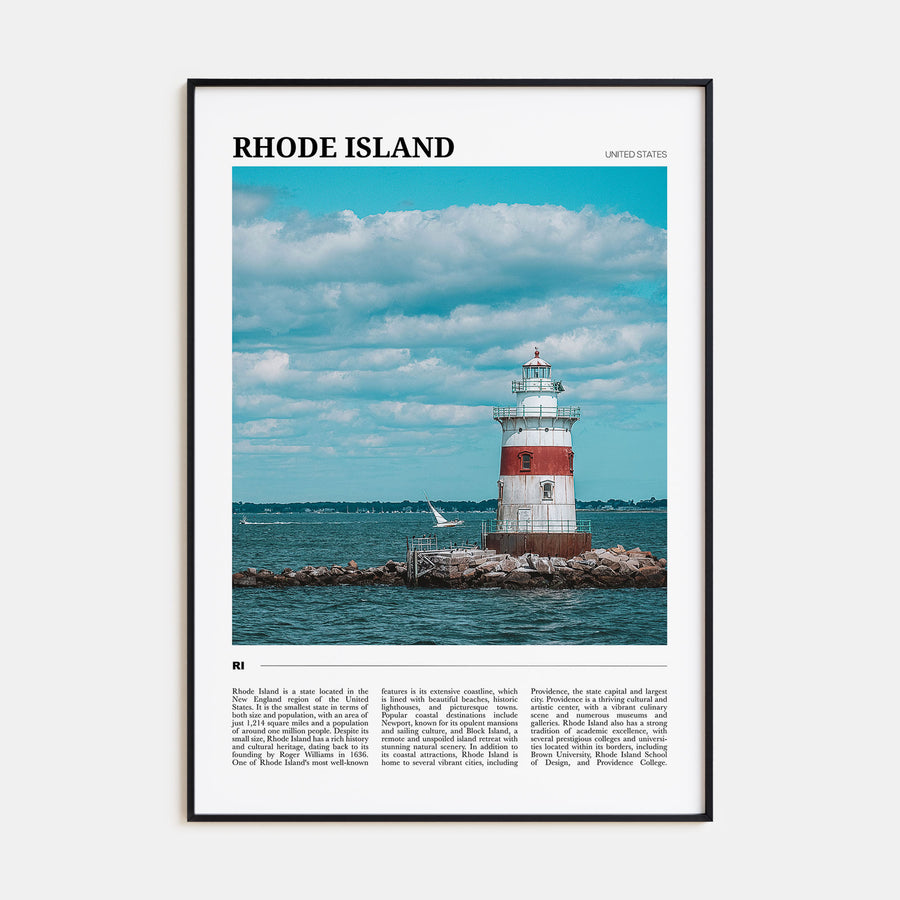 Rhode Island Travel Color Poster